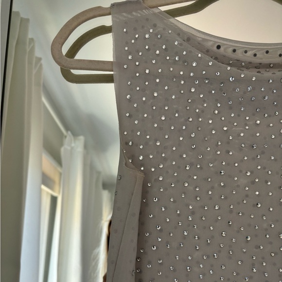 Weekday Diamanté studded Mesh Top - Picture 4 of 8